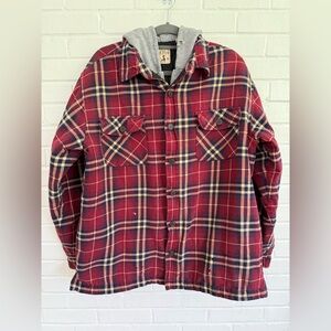 Redhead Flannel Jacket with Hood - Vintage - Men’s XL